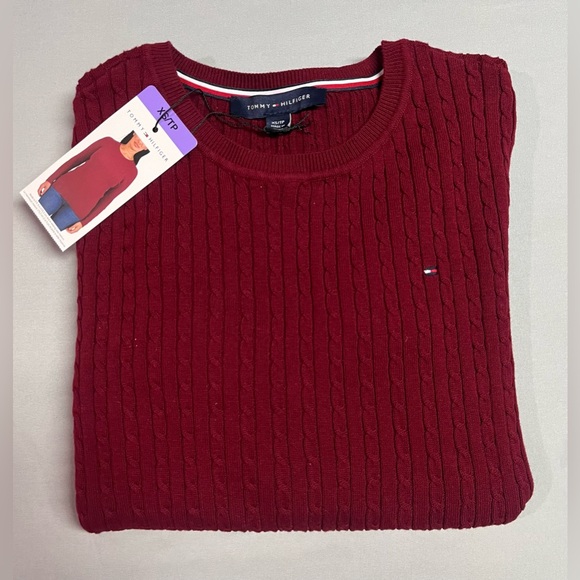 Tommy Hilfiger Women's Long Sleeve Cable Knit Sweater NWT - Picture 2 of 5